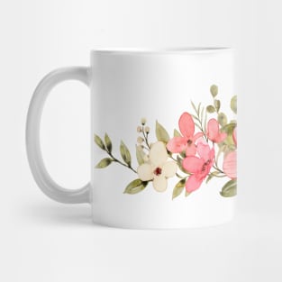 Colorful Watercolor Wild Flower Mug